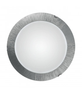MOON silberne Deckenleuchte 1 Glühbirne