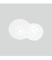 Plafonnier CIRCLE blanc 2 ampoules
