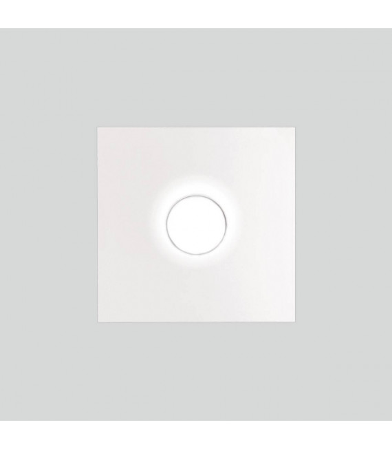 SQUARE weiße Deckenleuchte 1 Glühbirne