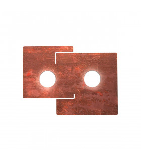 SQUARE weiße Deckenleuchte 2 Glühbirnen