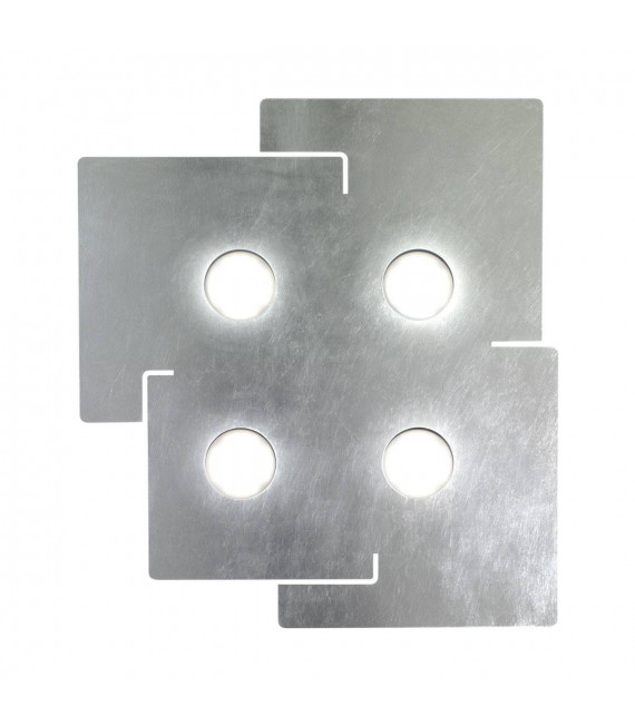 Plafonnier SQUARE blanc 4 ampoules