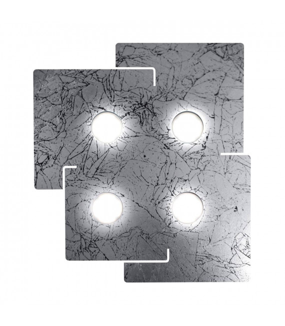 Plafonnier SQUARE blanc 4 ampoules