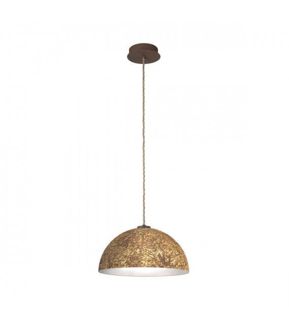 CULT Lampada a sospensione in acciaio Corten 1 lampadina