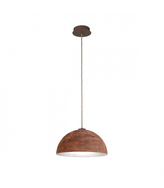 CULT Lampada a sospensione in acciaio Corten 1 lampadina