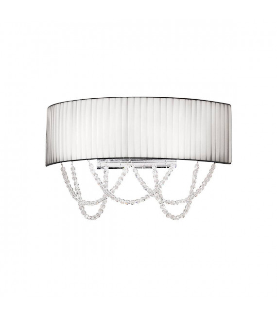 Applique design GIOIOSA cromato 2 lampadine