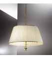Suspension classique ASCOT laiton antique 2 ampoules