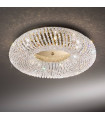 Plafonnier design CARLA Or 24 Carats 5 ampoules