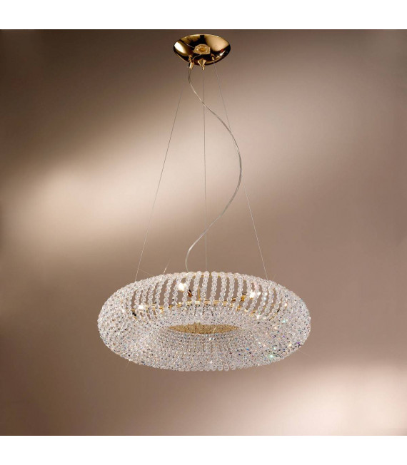 Ciondolo design CARLA in oro 24 carati 5 lampadine