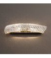 Applique murale design CARLA Or 24 Carats 2 ampoules