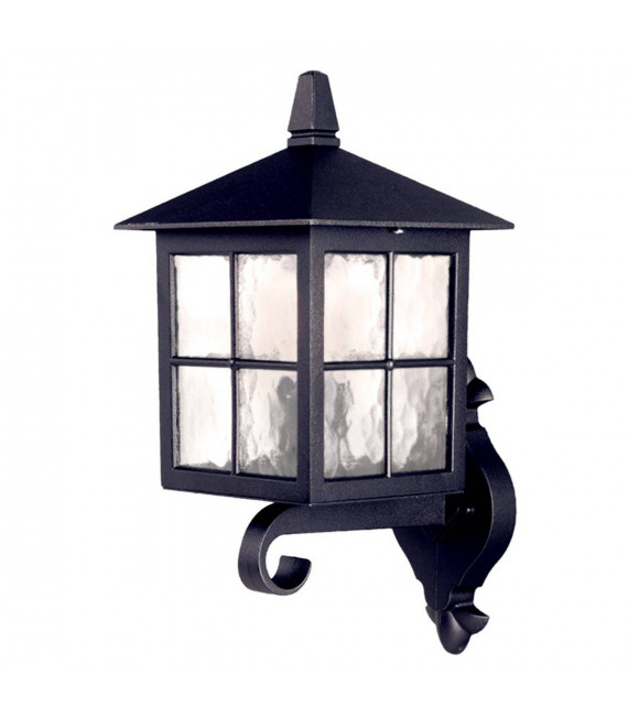 Yorker Wandleuchte, schwarz