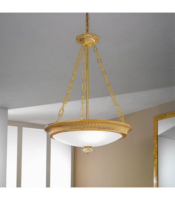 Suspension classique MILORD or Français 3 ampoules