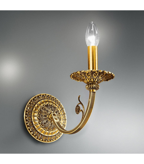 Applique classica PISANI oro 1 lampadina francese