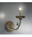 Applique murale classique PISANI laiton antique 1 ampoule