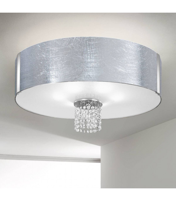 Plafoniera design EMOZIONE cromata 6 lampadine