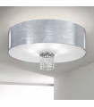 Plafonnier design EMOZIONE chrome 6 ampoules
