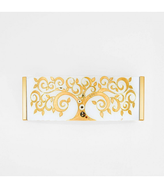 Applique di design EMOZIONE 24 carati oro 2 lampadine
