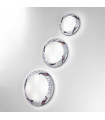 Plafonnier design SERENA chrome 2 ampoules