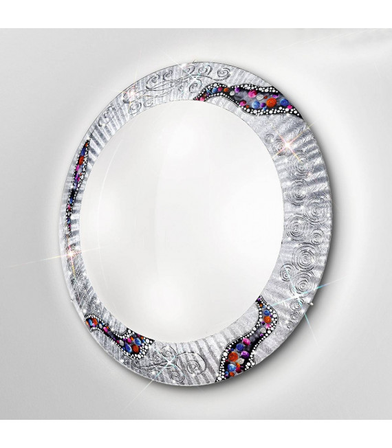 Plafón de diseño SERENA cromo 4 bombillas