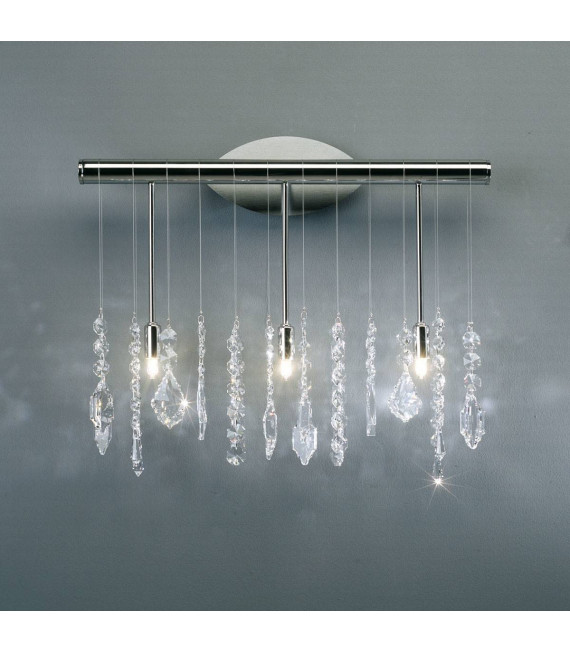 Applique di design STRETTA cromo 5 lampadine