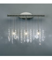 Applique murale design STRETTA chrome 5 ampoules