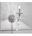 Applique murale classique PISANI CRYSTAL chrome 1 ampoule