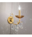 Applique murale classique VICTORIA 2 Or 24 Carats 1 ampoule