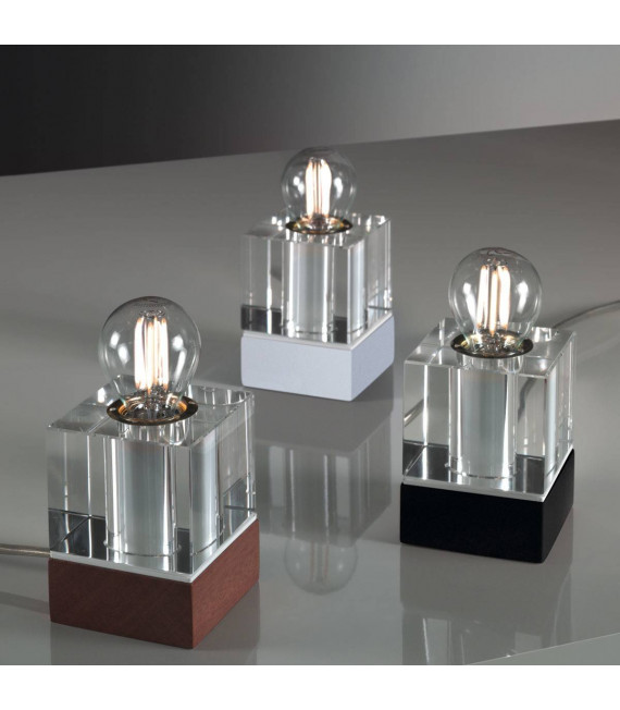 Design Tischleuchte RIVIERA Black 1 Glühbirne