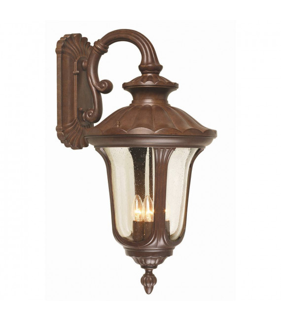 Applique Chicago, bronzo arrugginito, grande