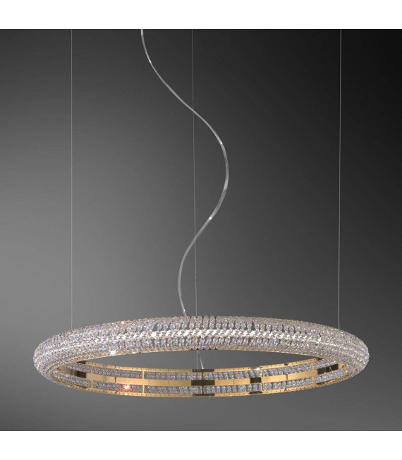 Ciondolo design NOBILE in oro 24 carati 1 lampadina