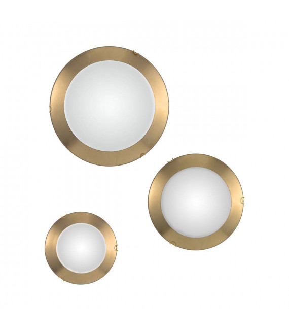 MOON gold plafón 1 bombilla
