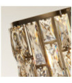 Bijou Floor Lamp Mild Steel, Antique Brass Glass
