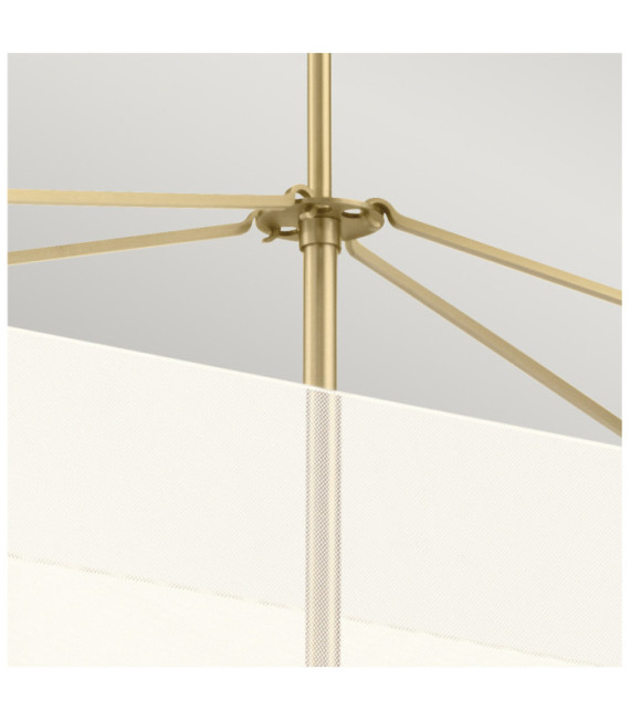 Lampada a sospensione Kichler Alluminio, ferro, guida luce in acrilico trasparente Oro champagne