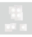 SQUARE Ceiling Light 2 lights - 2