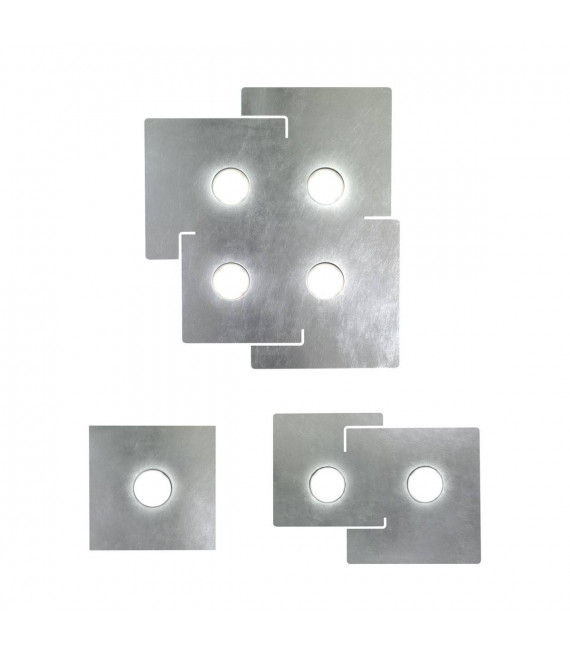Plafonnier SQUARE blanc 4 ampoules