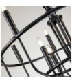 Suspension Capitol Acier Noir