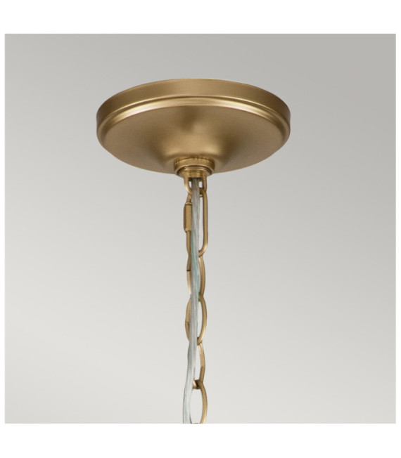 Capitol pendant light Steel Painted natural brass