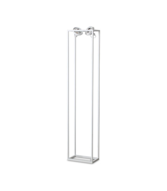 AUDIO White Metal Floor Lamp