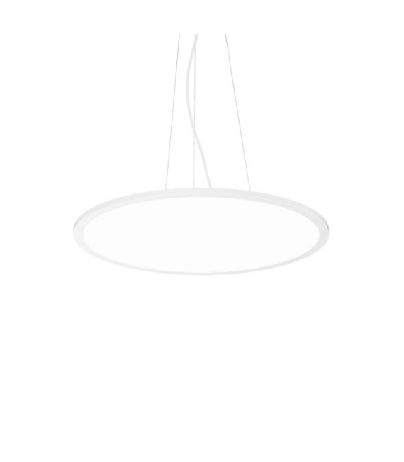 Lámpara colgante LED FLY Metal, plástico, aluminio Blanco mate
