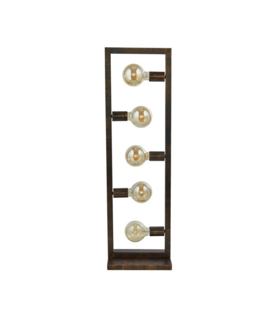 Oblong Floor Lamp Mild Steel Rustic Brown