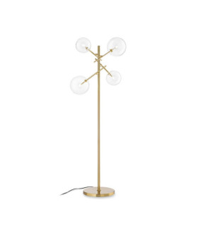 EQUINOXE Floor Lamp Glass, Metal Brass