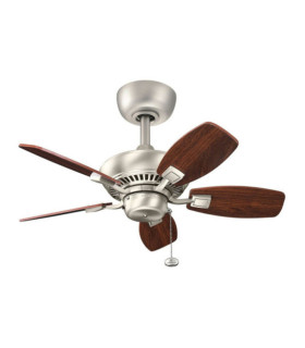 Canfield Fan Brushed Nickel Steel