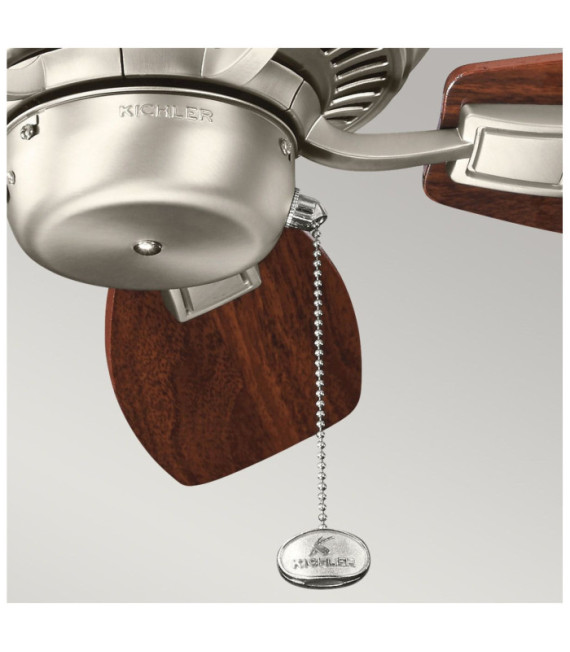 Canfield Fan Brushed Nickel Steel
