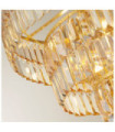 Suspension Empire Acier doux,verre Laiton