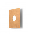 Plafonnier SQUARE blanc 1 ampoule