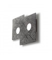 Plafonnier SQUARE blanc 2 ampoules