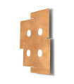 Plafonnier SQUARE blanc 4 ampoules