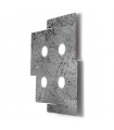 SQUARE Ceiling Light 4 lights - 3