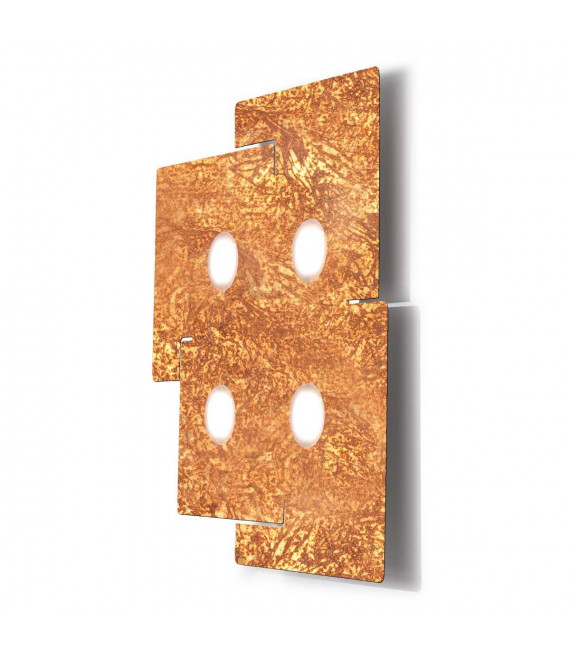 Plafonnier SQUARE blanc 4 ampoules