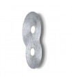 Plafonnier CIRCLE blanc 2 ampoules