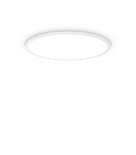 Plafoniera LED FLY Metallo, plastica, alluminio Bianco Opaco